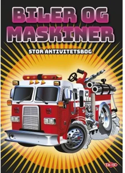Tactic Autos und Maschinen großes Aktivitätsbuch (96 Seiten)