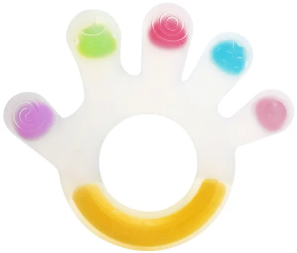 Silikon-Beißring Hand Odontofys Cherry