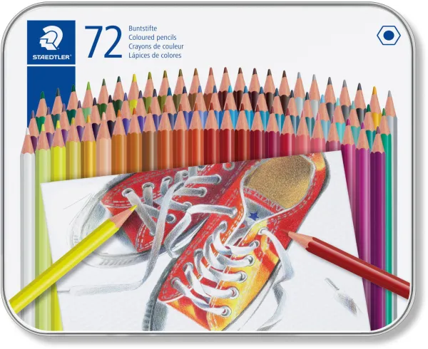 Staedtler Farbstifte in Metallbox 72 Stk