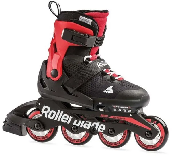Rollerblade Inlines Schwarz/Rot - Größe 33-36,5